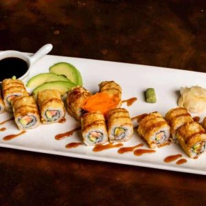 Pohovani losos roll