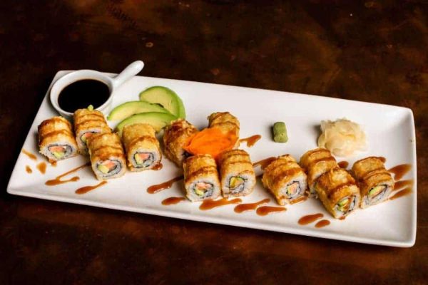 Pohovani losos roll
